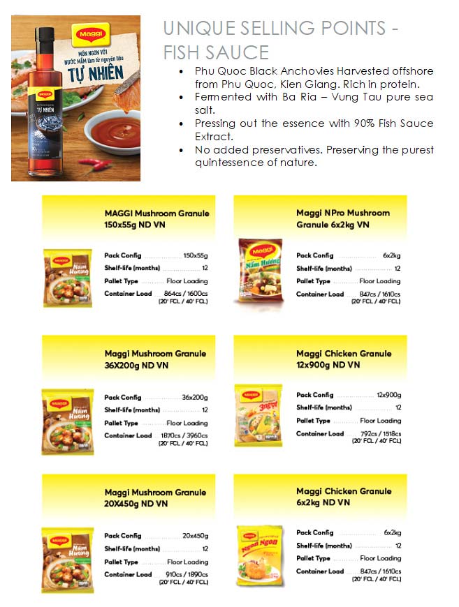 2Exports - MAGGI