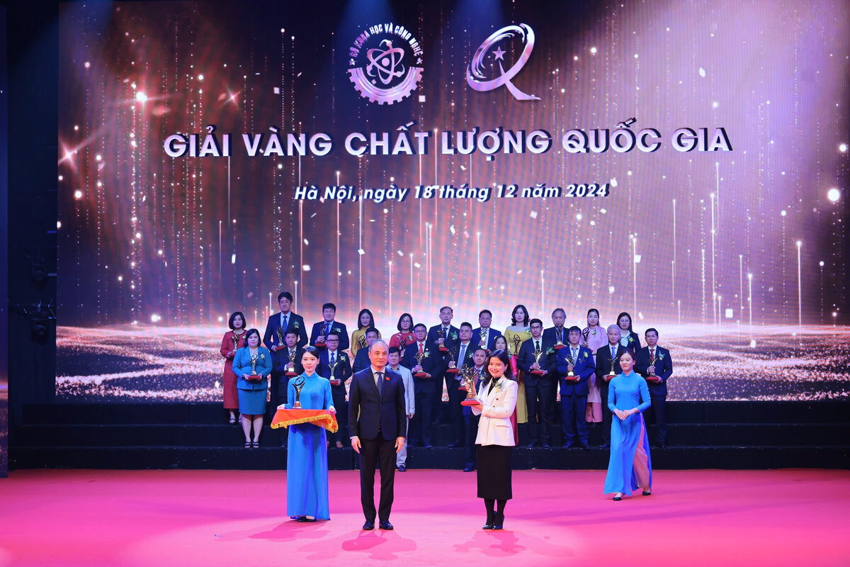 Nestlé Việt Nam vinh dự đón nhận Giải vàng Chất lượng Quốc gia lần thứ 2