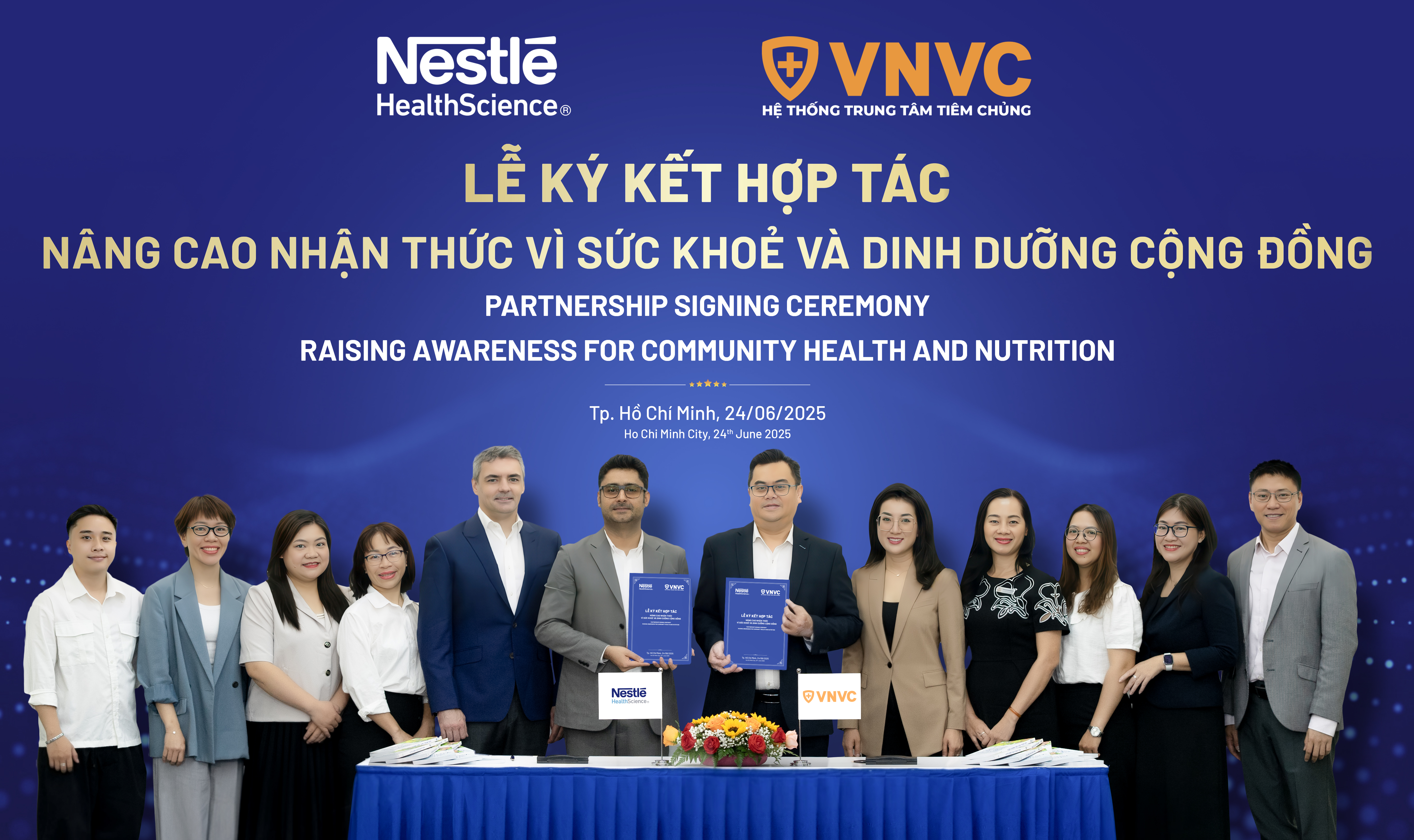 VNVC_Ký kết_Nâng cao nhận thức sức khỏe và dinh dưỡng trẻ em 24.6.2025