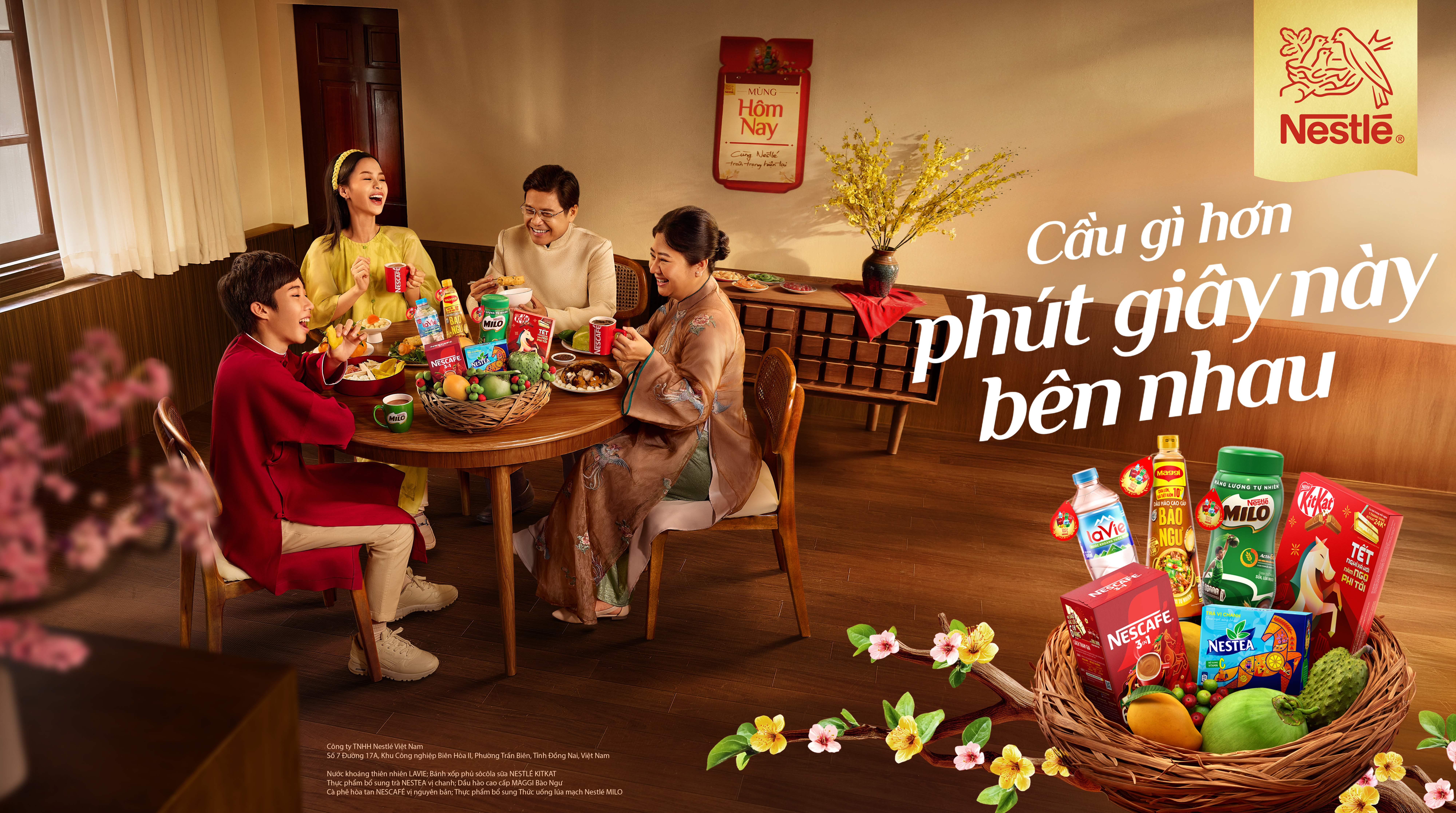Nestlé Việt Nam khởi động chiến dịch Tết 2026 với thông điệp Cầu Gì Hơn Phút Giây Này Bên Nhau
