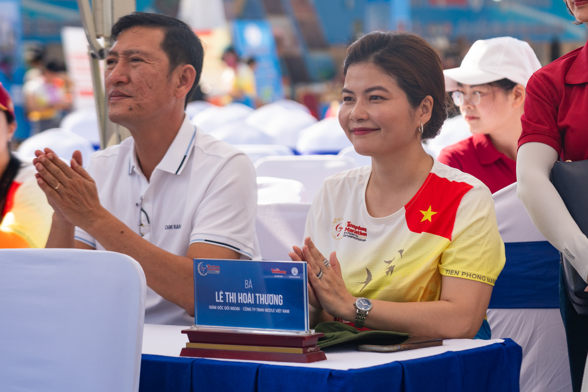 Bà Lê Thị Hoài Thương, Giám đốc Đối ngoại , Công ty TNHH Nestlé Việt Nam, tại lễ bế mạc sự kiện