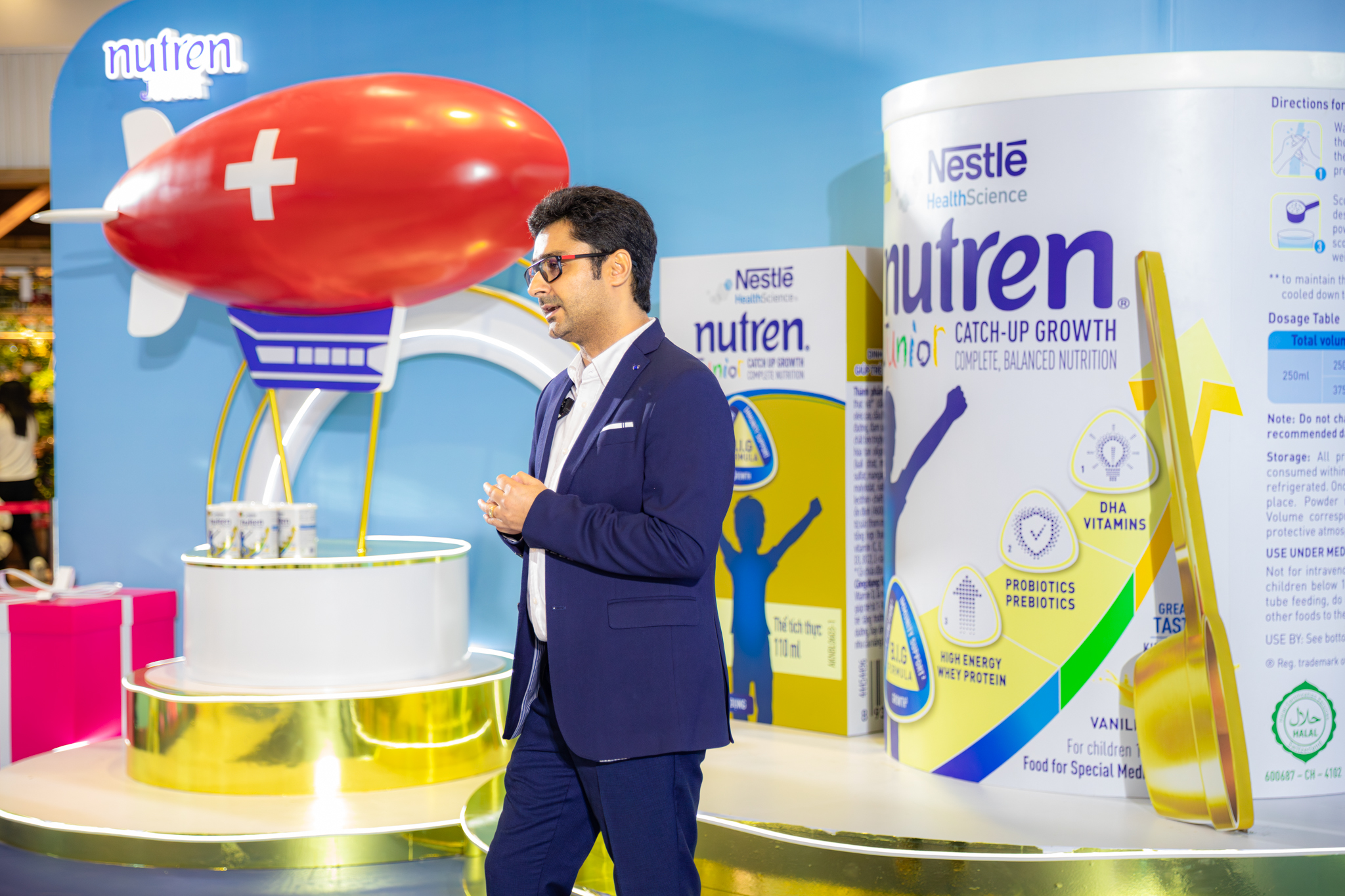 Ông Zubin Trikha, Trưởng ngành hàng Dinh Dưỡng Đặc biệt tại Nestlé Việt Nam nhấn mạnh cam kết của Nutren Junior