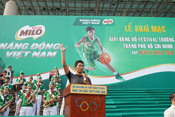 Giải bóng rổ Festival trường học TPHCM Cúp MILO 2018 - 120 đội