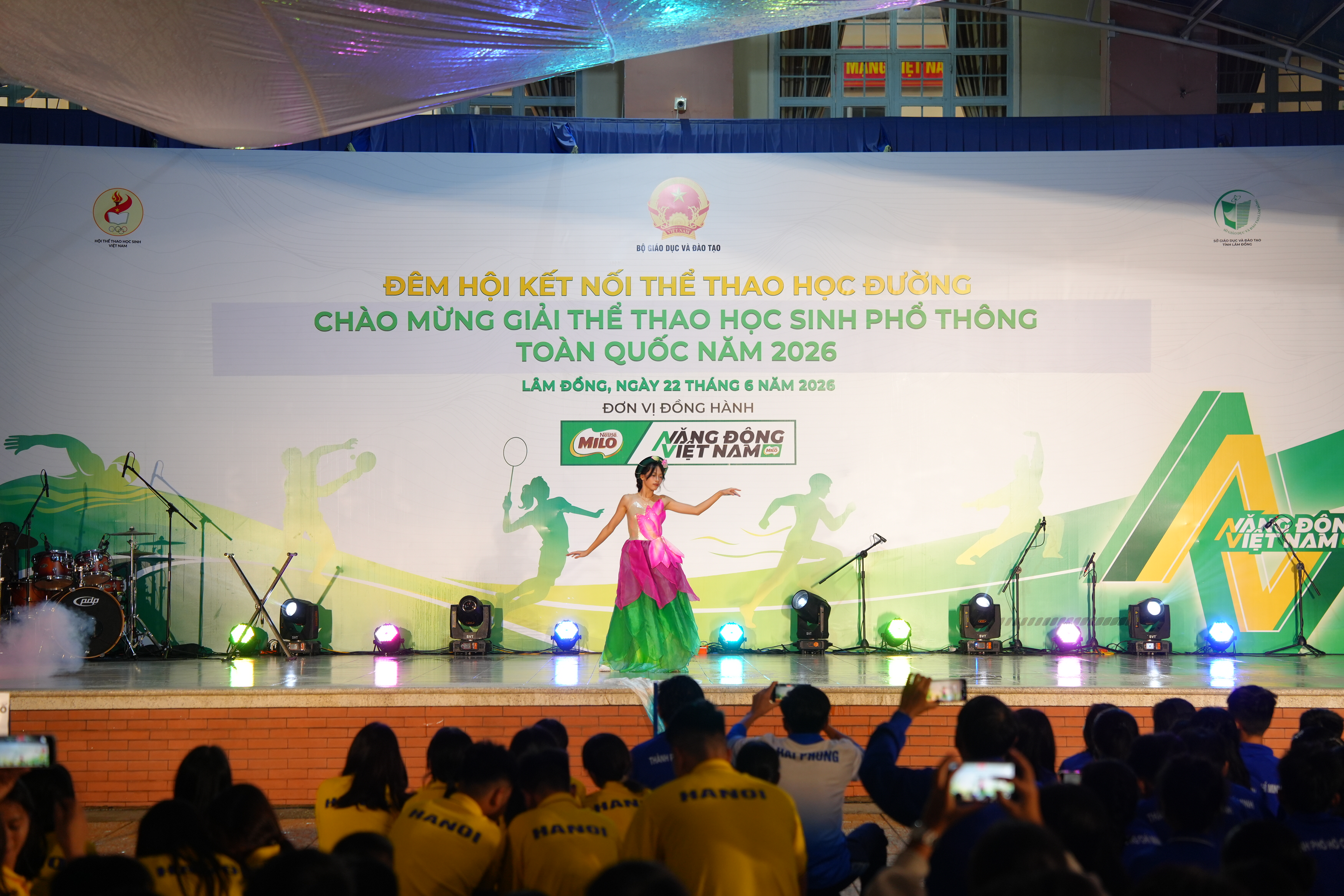 Một số hình ảnh tại đêm hội Gala chào mừng Giải Thể thao học sinh Phổ thông Toàn quốc 2