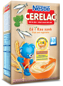 Nestlé Cerelac Cá và Rau xanh