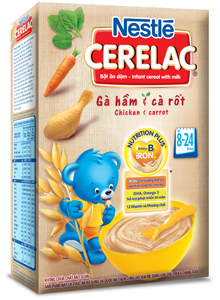 Nestlé Cerelac Gà hầm và Cà rốt