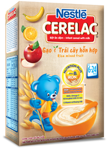 Nestlé Cerelac Gạo và Trái cây hỗn hợp
