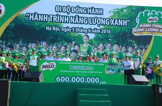 1đi bộ đồng hành Milo - hành trình năng lượng xanh