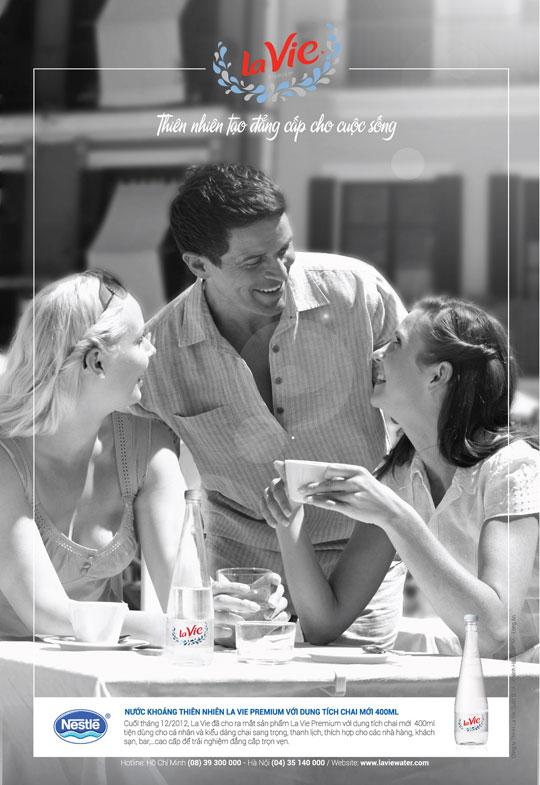 Nước khoáng thiên nhiên La Vie Premium