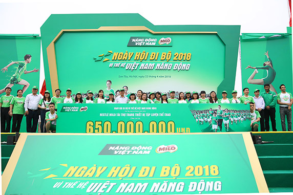 9Ngày hội Đi Bộ Vì Thế Hệ Việt Nam Năng Động 2018
