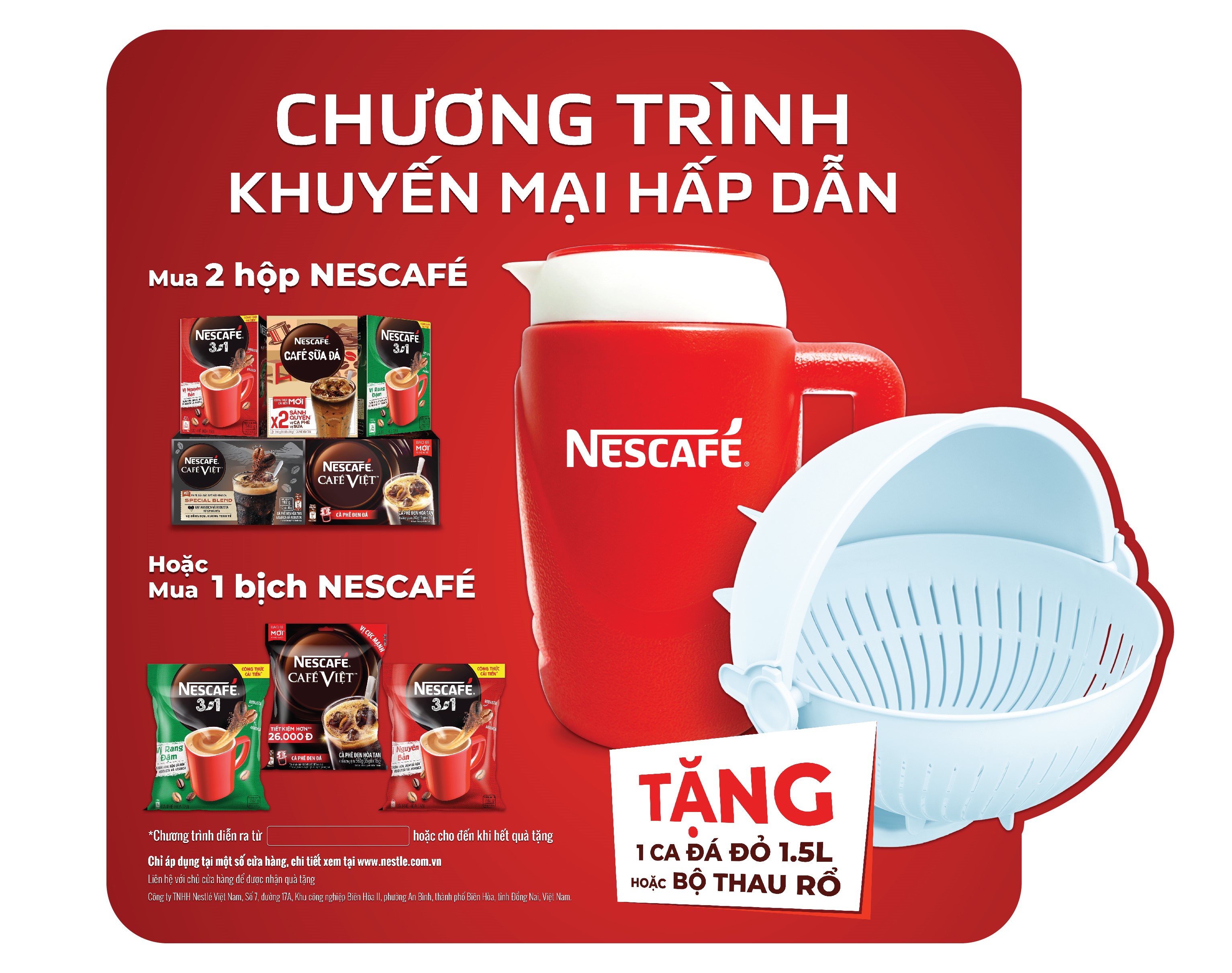 Chương trình khuyến mại Nescafe