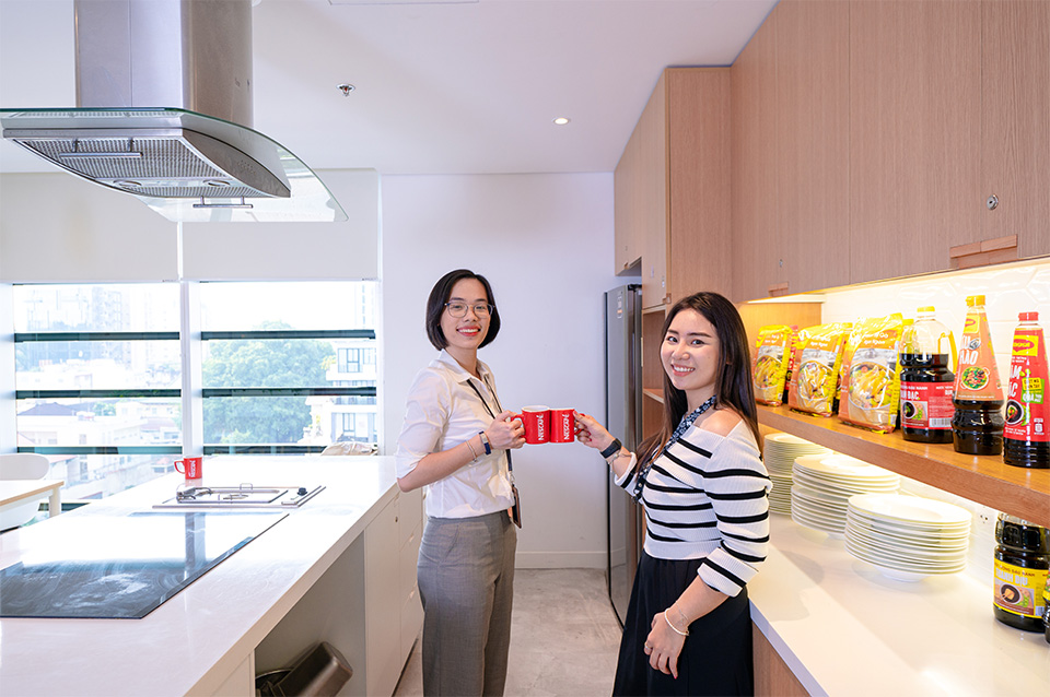 Nestlé luôn tạo môi trường làm việc thoải mái giúp nhân viên có thể tỏa sáng