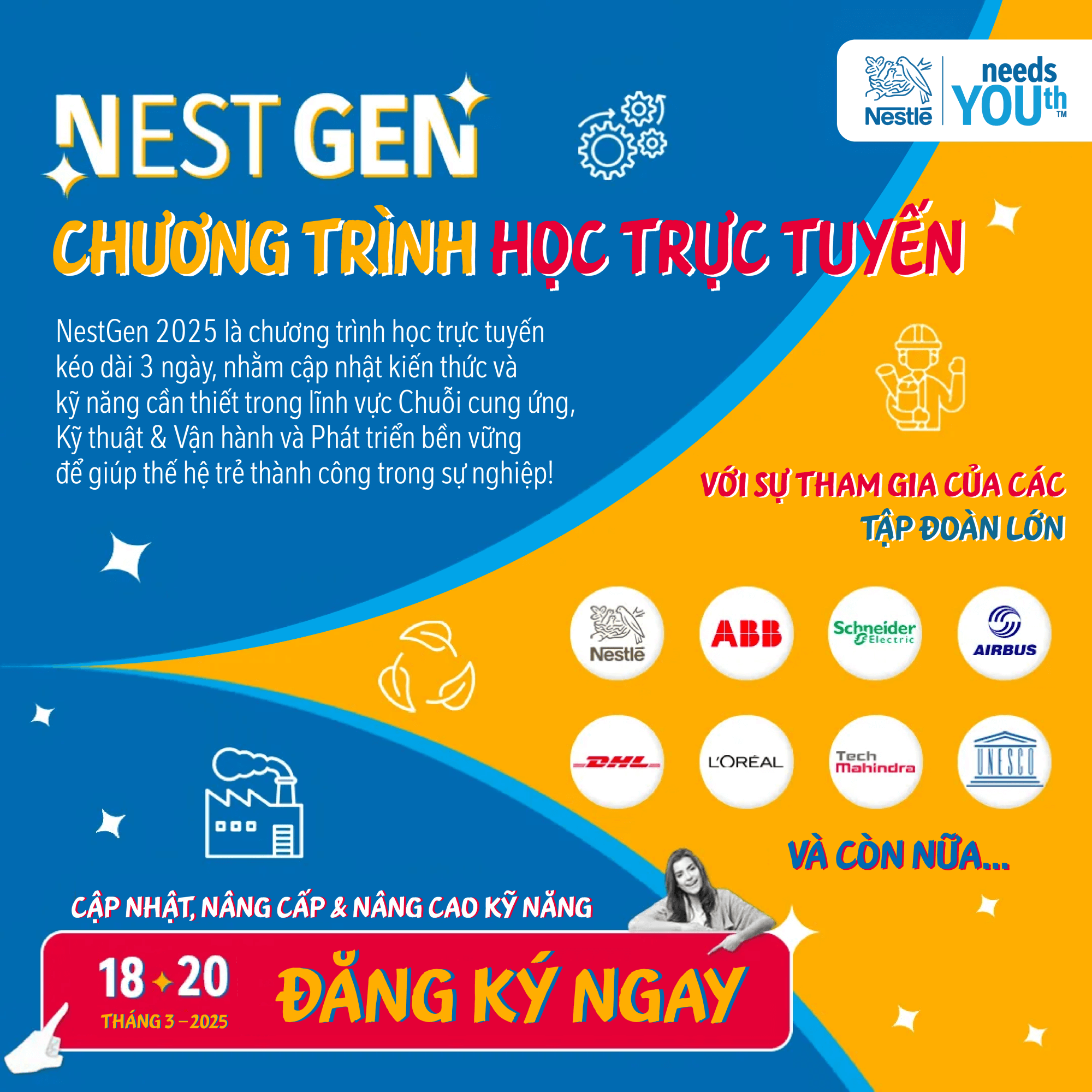 Chương trình học trực tuyến NESTGEN 2025