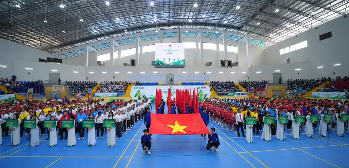 Lễ khai mạc Giải Thể thao học sinh phổ thông toàn quốc 2026 tại Lâm Đồng