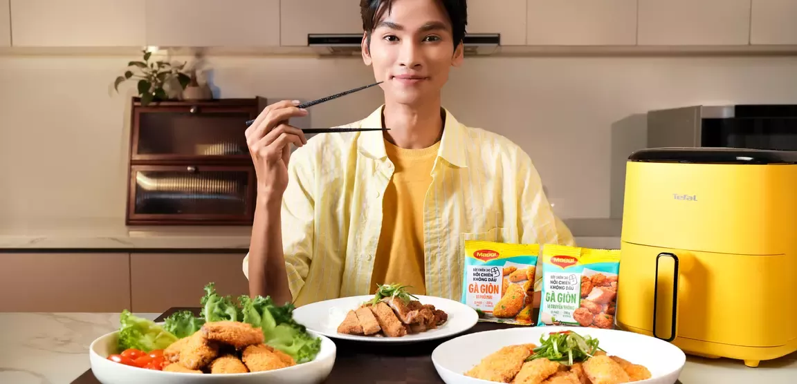 MAGGI giới thiệu bột chiên cho nồi chiên không dầu