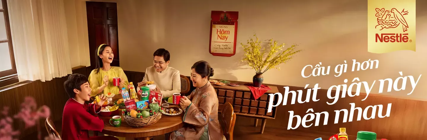 Nestlé Việt Nam khởi động chiến dịch Tết 2026 với thông điệp Cầu Gì Hơn Phút Giây Này Bên Nhau 
