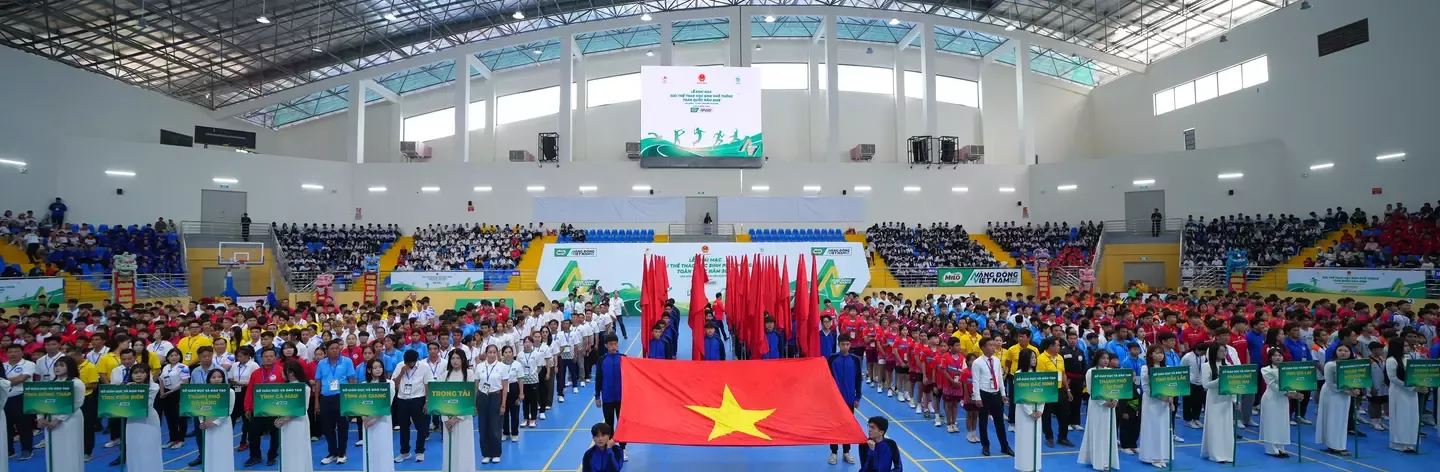 Lễ khai mạc Giải Thể thao học sinh phổ thông toàn quốc 2026 tại Lâm Đồng