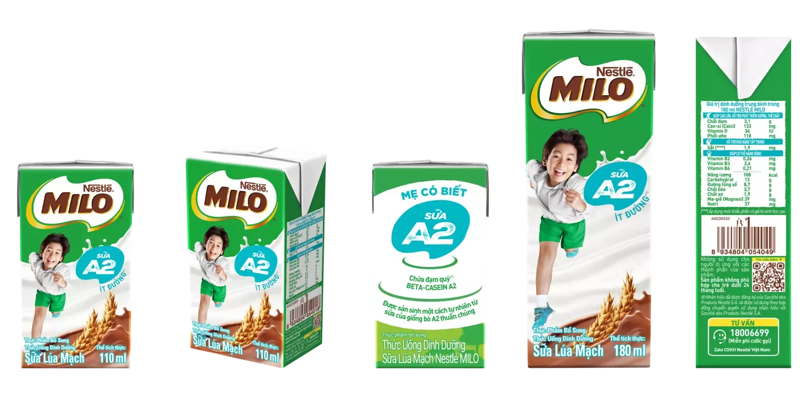 MILO Với Sữa A2