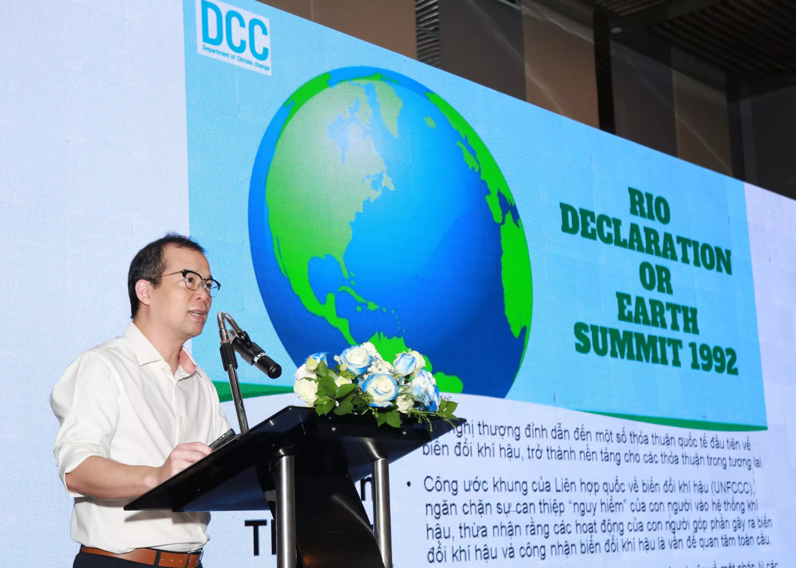Ông Lương Quang Huy, Trưởng phòng Giảm nhẹ phát thải khí nhà kính và Bảo vệ tầng Ozone, Cục biến đổi Khí hậu