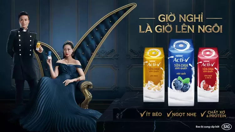 Nestlé Việt Nam lần đầu giới thiệu Sữa chua sánh quyện Nestlé ACTI-V