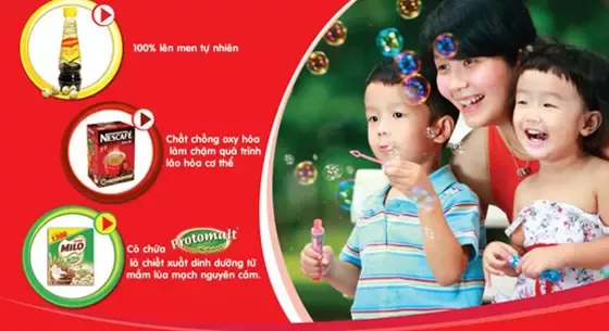 Ngon hơn Dinh dưỡng hơn với Nestlé năm 2012