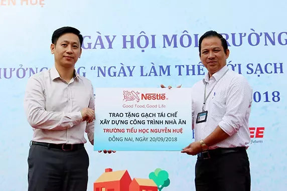 1Nestlé xây công trình trường học cho hơn 1.000 HS từ sản xuất cà phê