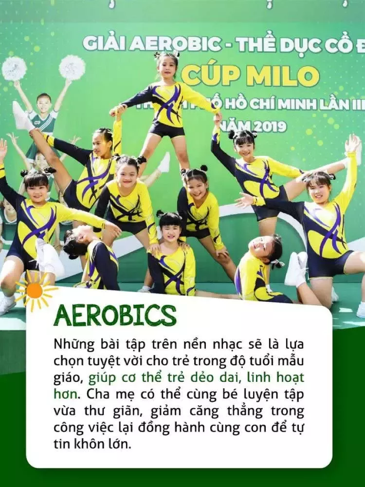 3-5 môn thể thao cha mẹ cho con vận động