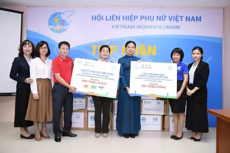 Nestlé chung tay hỗ trợ đồng bào miền Trung bị ảnh hưởng bởi lũ lụt