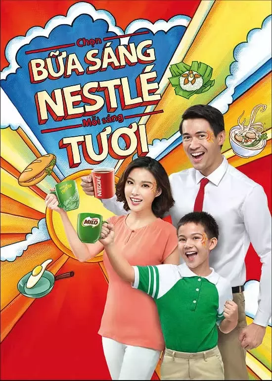 Chọn bữa sáng với nestle