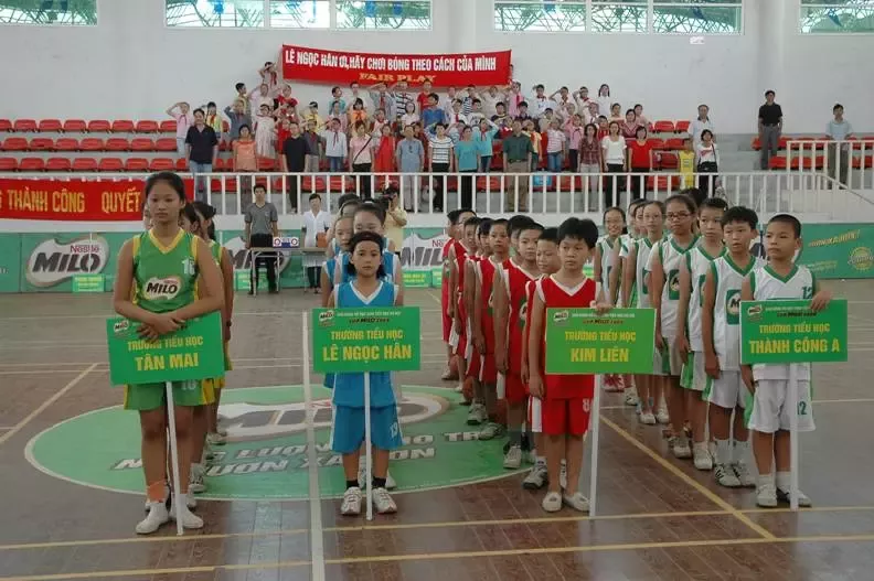 Giải bóng rỗ học sinh tiểu học Hà Nội - Cúp MILO 2009