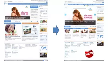 Trang web công ty Nestlé VN ra mắt phiên bản mới