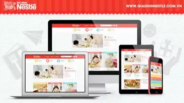 Trang web gia đình Nestlé – Nâng cấp cho cuộc sống hạnh phúc hơn
