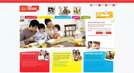 Chính thức ra mắt trang web Gia đình Nestlé mới
